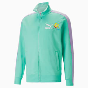 Chamarra deportiva PUMA x BOB ESPONJA T7 para hombre, Mint